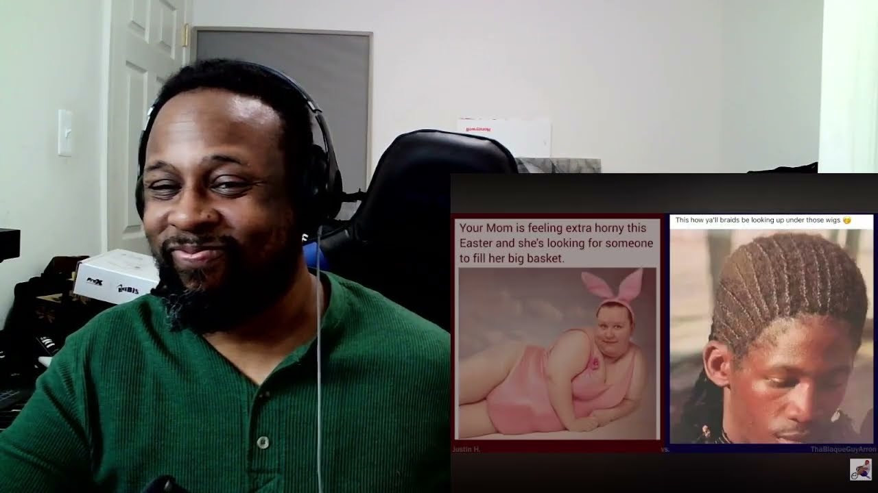 Meme Wars: Justin H. vs @ThaBlaqueGuyArron by @MentallyMitch (TRY NOT TO LAUGH) REACTION 