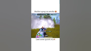 Hacker spray on smoke 🥶#viral #shortsfeed #bgmi #pubgmobile #tranding #1v4 #shorts ​⁠@Panda.