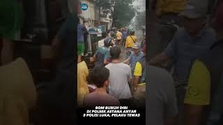 BOM BUNUH DIRI di Polsek Astana Anyar Bandung, Pelaku Tewas