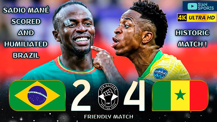 SADIO MANÉ HUMILIATED BRAZIL AND SENEGAL INJURED THE BRAZILIAN NATIONAL TEAM WITH A HISTORIC DEFEAT!