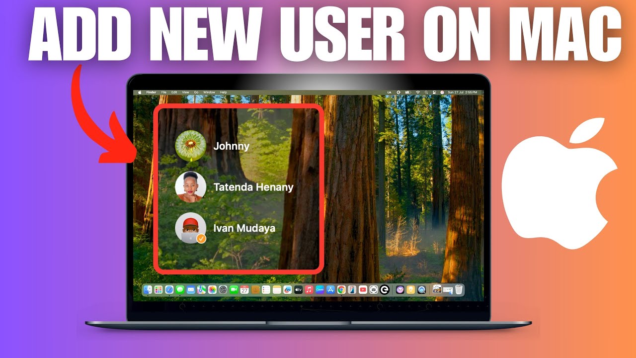 How to Add New User on MacBook 2025 | New User Login - YouTube