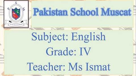 Grade: 4 - English ( Unit # 10: A visit to a hill station - Vocabulary Focus - Similes)