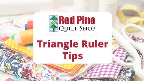 Triangle Rulers Tips