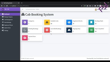Cab Booking System in PHP MySQL with Source Code - CodeAstro