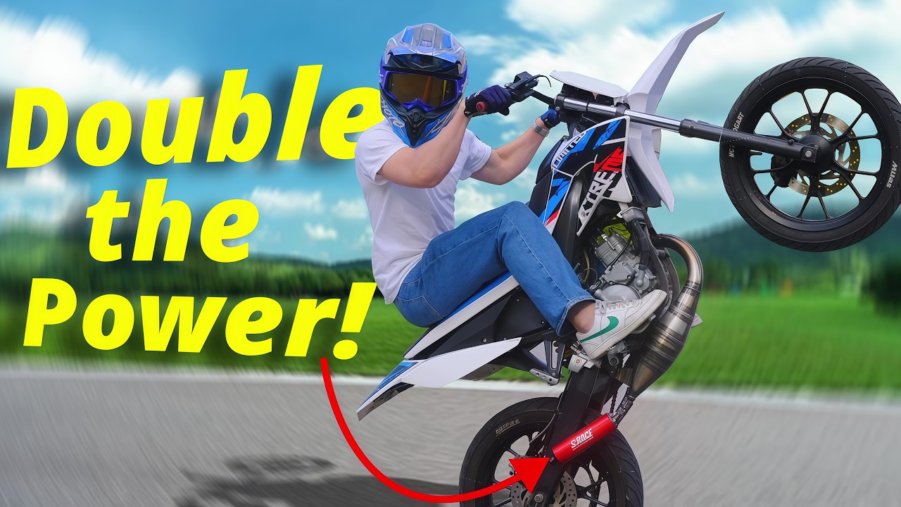 HUGE Power Upgrade on my 50cc Derbi Senda!