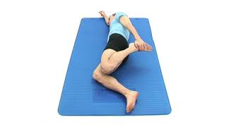 Quad Stretch (side lying, knee bent)