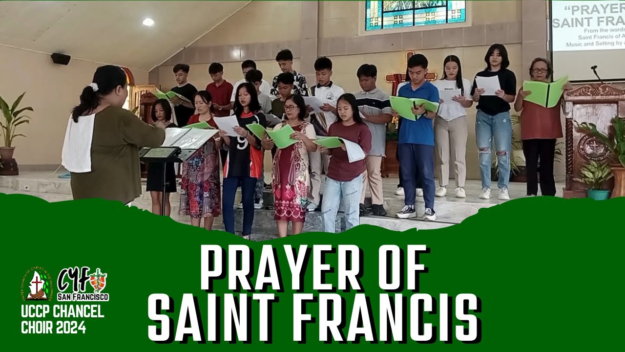 PRAYER OF SAINT FRANCIS words of Saint Francis of Assisi; setting by