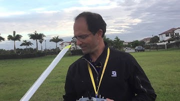 High aspect ratio powered glider made from scratch.