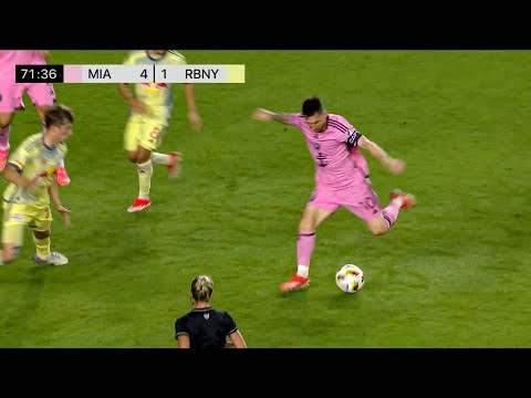 Messi Crazy Assist vs New York Red Bulls