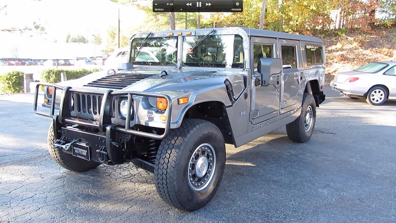 06 Hummer H1 Alpha Passenger Wagon Start Up Exhaust And In Depth Tour Youtube