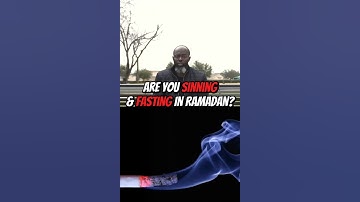 Are You Sinning 🚬🍸 & Fasting In Ramadan? | Abdullah Oduro | Ramadan Reminders | #ramadan #islam