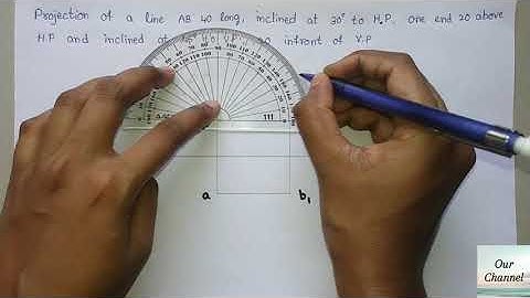 Projection of Line inclined to both planes | Easy Method