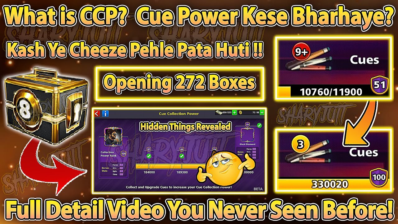 8 Ball Pool - What is CCP?🤔 How To increase It?🤔 8 Ball Pool Cue ...