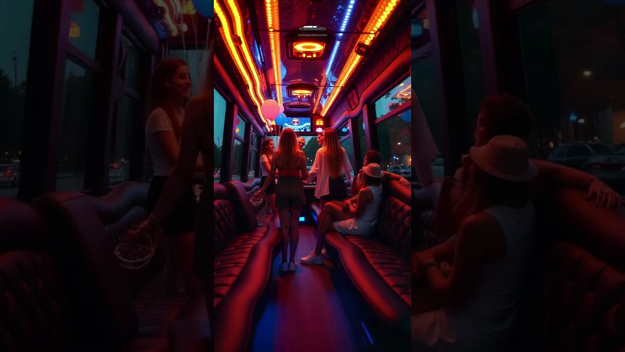 Luxury Limo Party Bus in Washington DC 