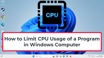 How to Limit CPU Usage of a Program in Windows Computer