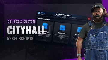 Rebel Cityhall | FiveM Cityhall Script [QBCORE / ESX / STANDALONE]