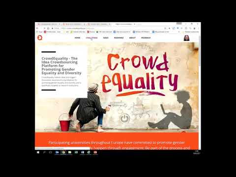 EQUAL IST Webinar CrowdEquality Live Demo and user training