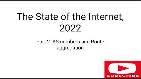 The State of the Internet: Autonomous Systems and Route Aggregation
