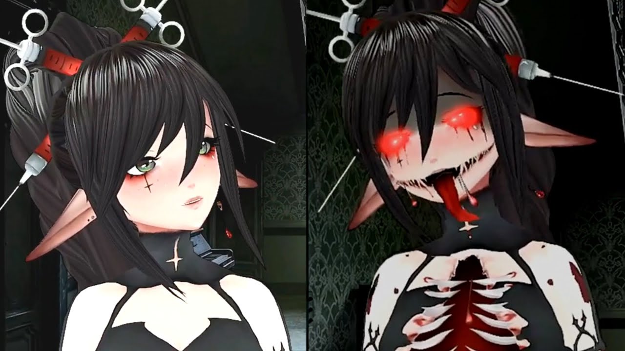 Vtuber shows her SCARY FORM...