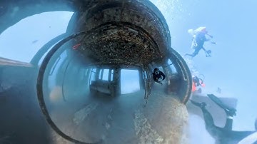 First dive with Insta360 X5 | LRT wreck at Banana Bay with ITDA
