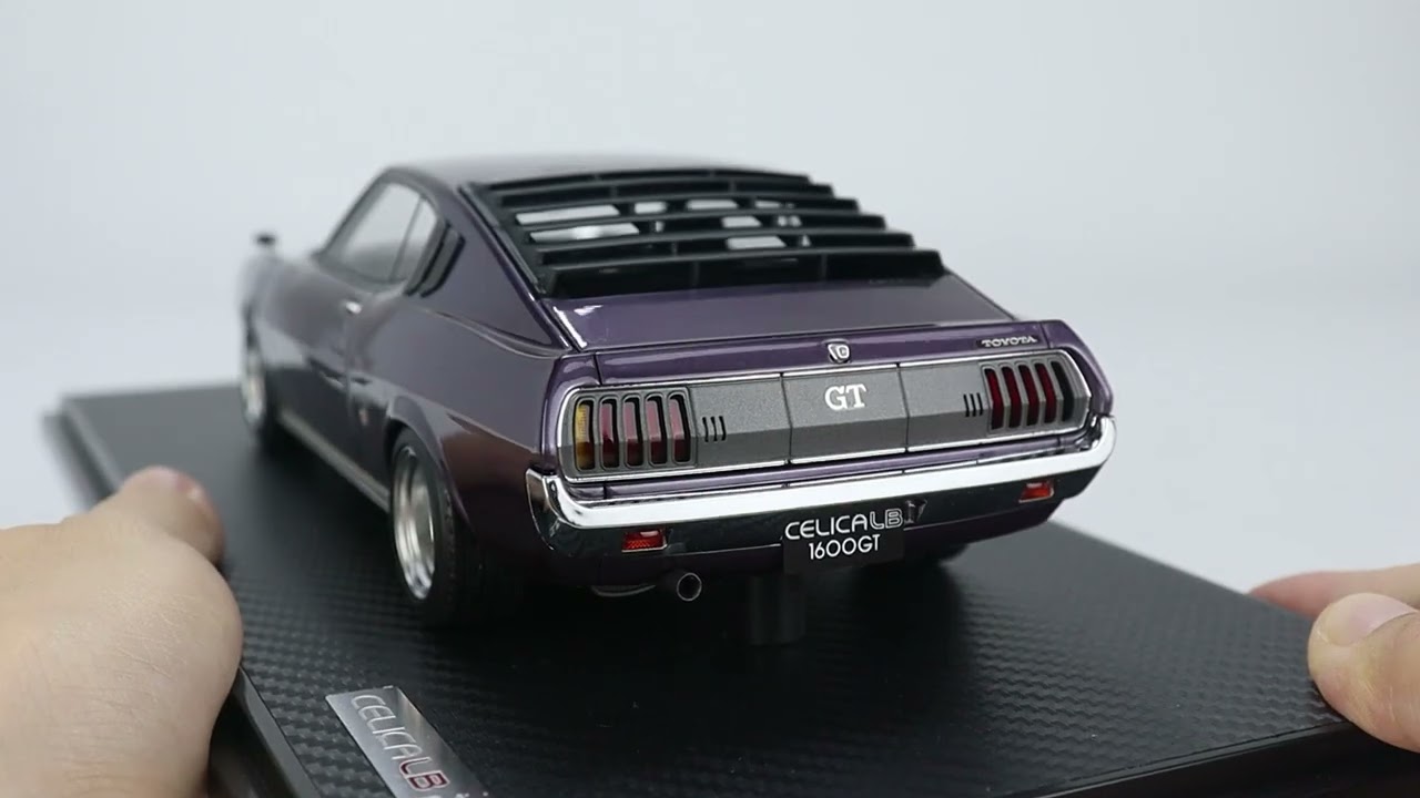 Ignition Model 1/18 Toyota Celica 1600GT LB (TA27) Purple Metallic