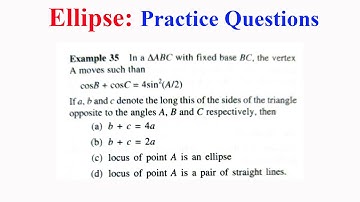 In a triangle ABC, with fixed base BC, the vertex A moves such that cosB+cosC=4sin^2(a/2)?
