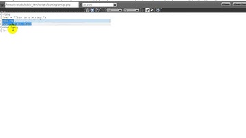 PHP Tutorial 5: Strings