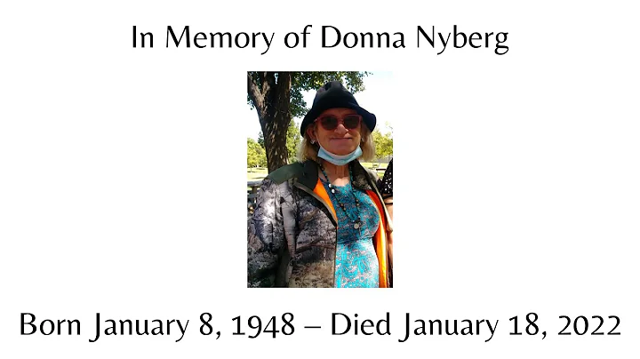 Memorial Service for Donna Nyberg  March 5, 2022