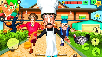 Scary Robber Home Clash - New Christmas Update New Levels Gameplay (Android, iOS)