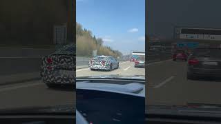 2027 Mercedes-AMG GT 4 Door Prototype Caught Testing in Autobahn with Camouflage #MercedesAMGGT