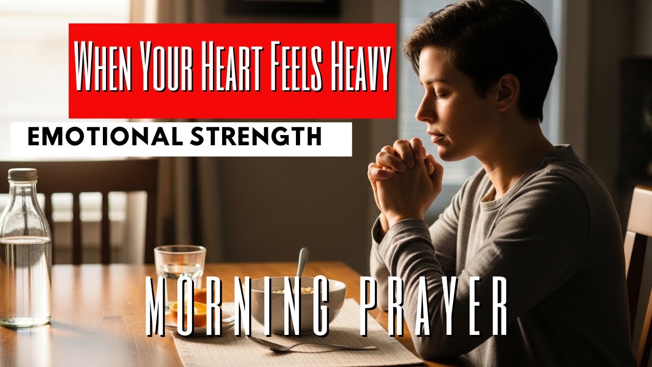 Prayer for Strength When Your Heart Feels Heavy | Morning Prayer - YouTube