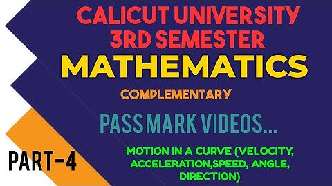 mathematics/pass mark/part-4/3rd semester/Calicut University