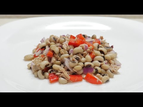 Video: Ensalada De Frijoles Y Atún