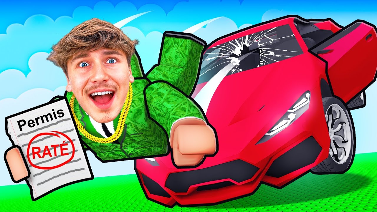 J’AI PASSÉ LE PERMIS SUR ROBLOX ET…