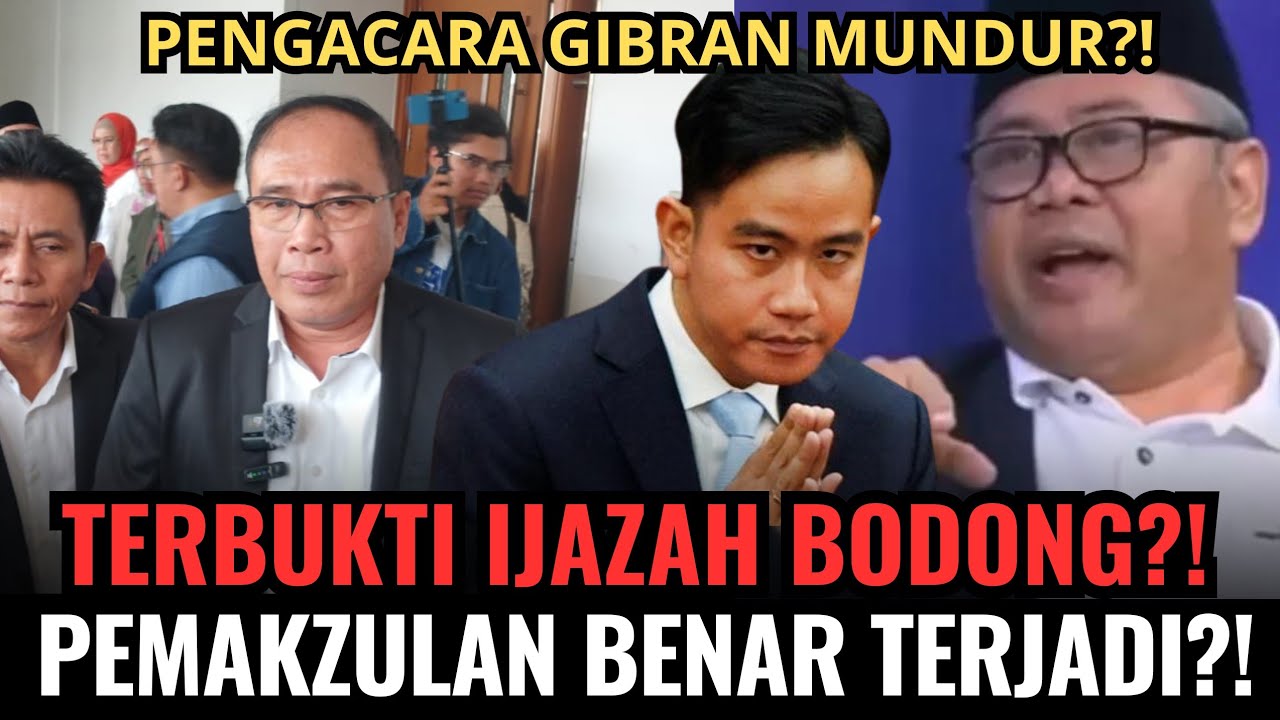 PENGACARA GIBRAN MUNDUR?! SUBHAN MENANG TELAK, IJAZAH TERBUKTI PALSU⁉️