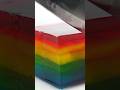 Perfect Rainbow Jelly Slices 😍 ASMR Relaxation