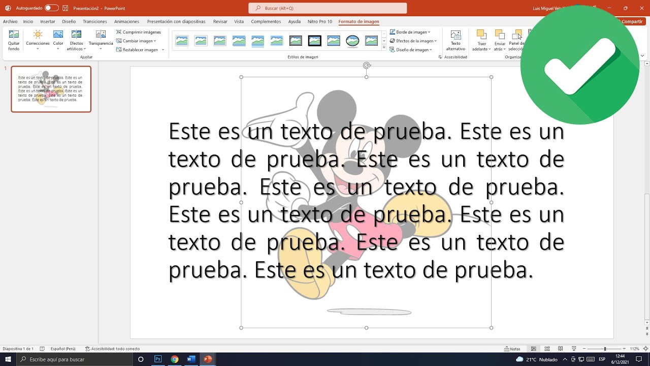 Texto Como Poner Una Imagen Detras Del Texto En Power Point