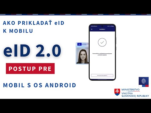 20. Ako prikladať eID k mobilu eID 2.0 - postup pre mobil s OS Android