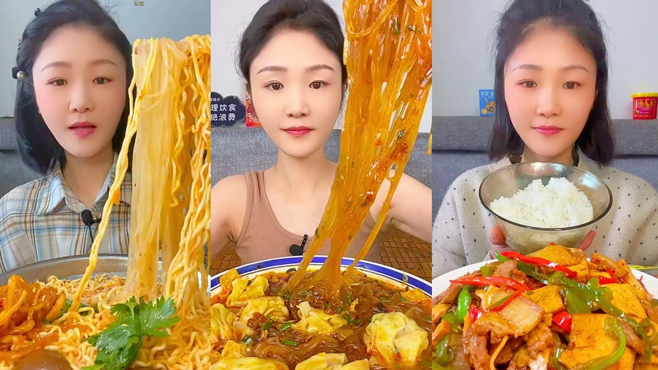 1 Hour ASMR Mukbang | Satisfying Eating Sounds for Sleep, Relaxation & Study #1160