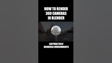 HOW TO RENDER 360 CAMERAS IN BLENDER     #blender3d #virtualreality #virtualwalkthrough