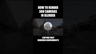 HOW TO RENDER 360 CAMERAS IN BLENDER     #blender3d #virtualreality #virtualwalkthrough