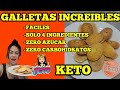 GALLETAS INCREIBLES ZERO CARBOHIDRATOS KETO CETOGÉNICA