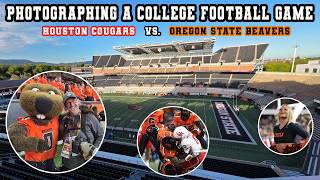 Photographing a College Football Game - Houston at Oregon State