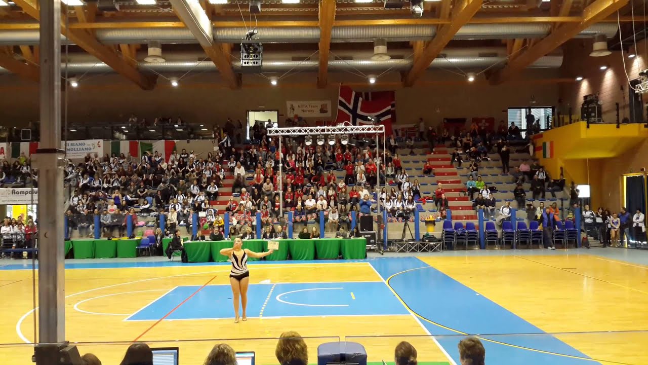 Savannah Miller 2 Baton Final Worlds Italy 2015