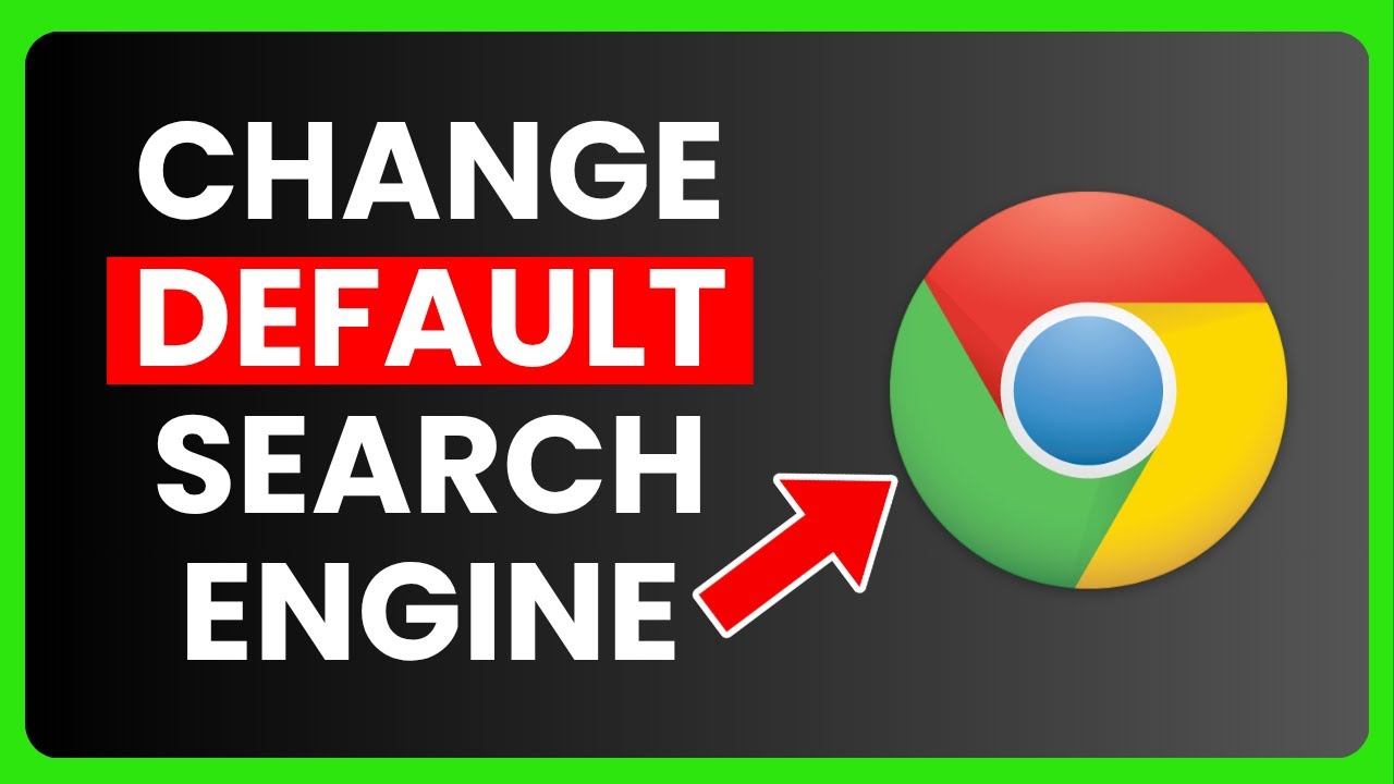 How to Change Default Search Engine in Google Chrome (2025) - YouTube