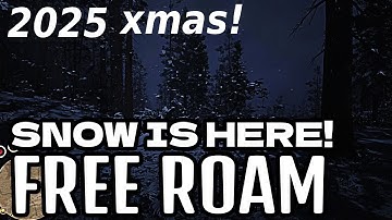 Red Dead Online Christmas Update 2025! SNOW IS HERE! RDO Relaxing Gameplay