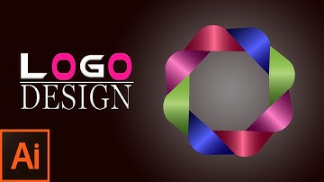 Gradient Circular Logo(Poly Shape) - Adobe illustrator tutorial - illustrator CC