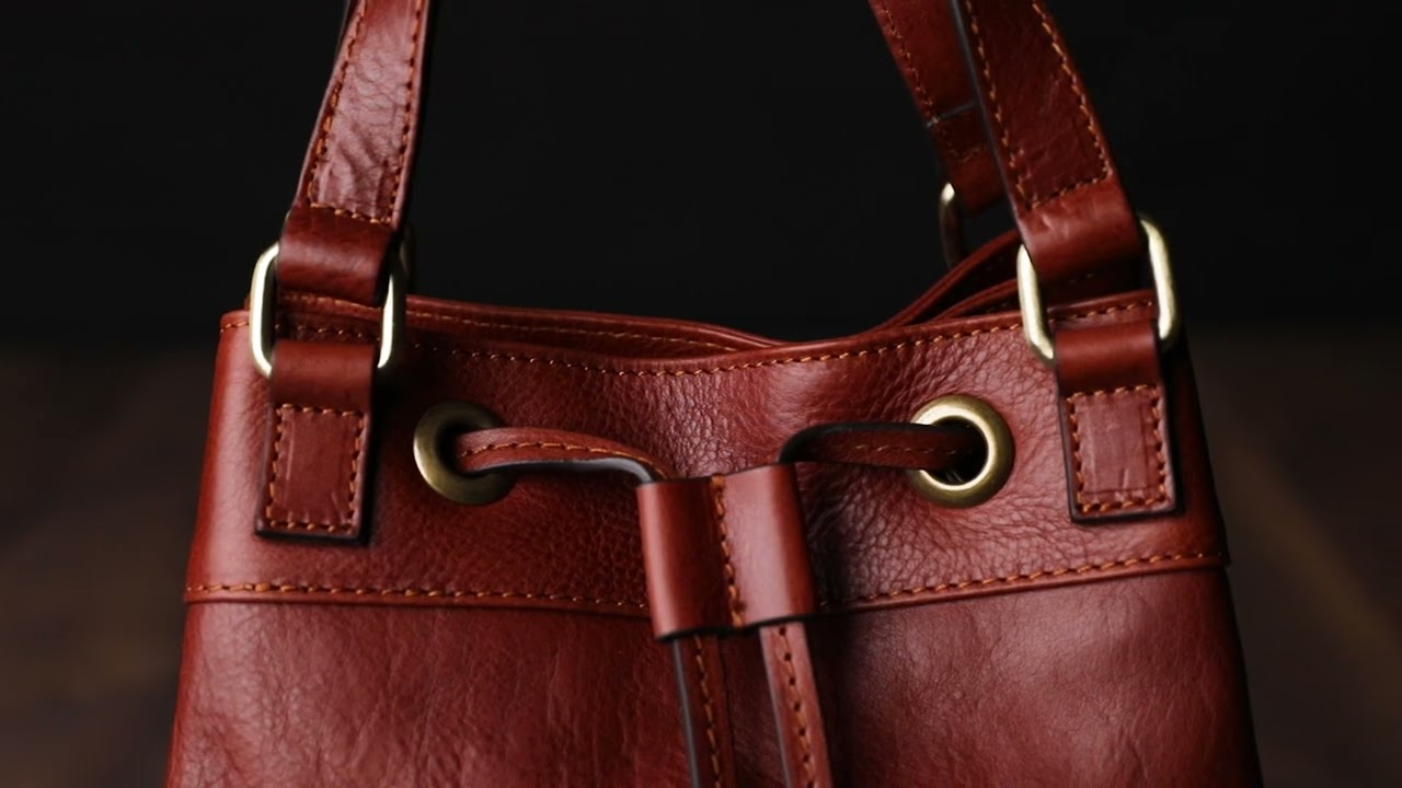 Cognac Brown Tote Bag Shoulder Bag - Light in August | Time Resistance Official Video