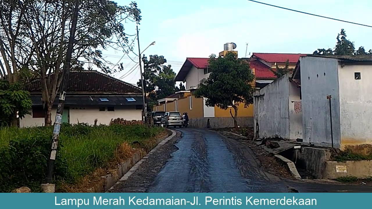  lampung street view Pintu Rel Jalan Perintis Kemerdekaan 