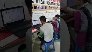 computer 🖥 basic course. Typing training in computer coaching|KIT computer classes #shorts